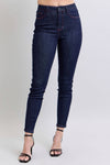 Love Heart Shaped Back Pockets Skinny Judy Blue Jeans