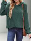 Kaia Textured Kangaroo Pocket Hoodie