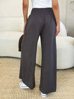 Journey Smocked Wide Waistband Wide Leg Pants