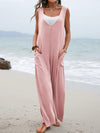 Lindsey Wide Strap Jumpsuit with Pockets