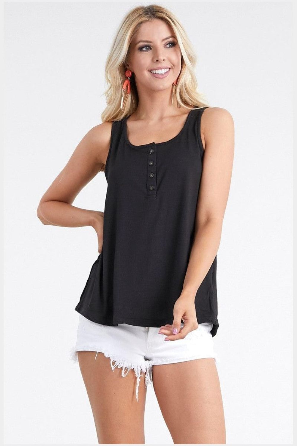 Bailey Half Button Tank