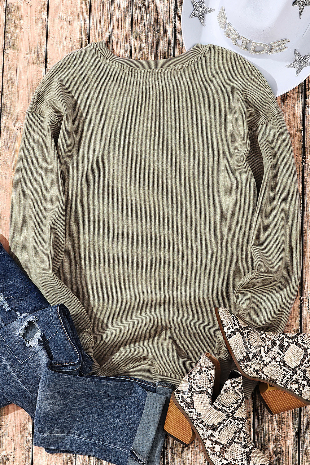 Skylar Corded Tunic Sweatshirt