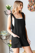 Becca Sleeveless Romper with Pockets