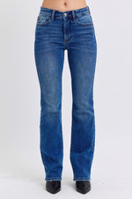 Melanie Mid-Rise Bootcut Judy Blue Jeans with Thermal Lining