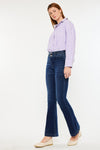 Khloe Kancan High Rise Double Waistband Flare Jeans