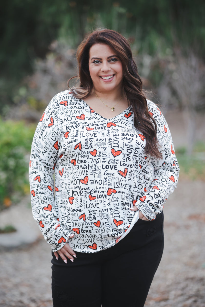 Fall In Love Long Sleeve Top