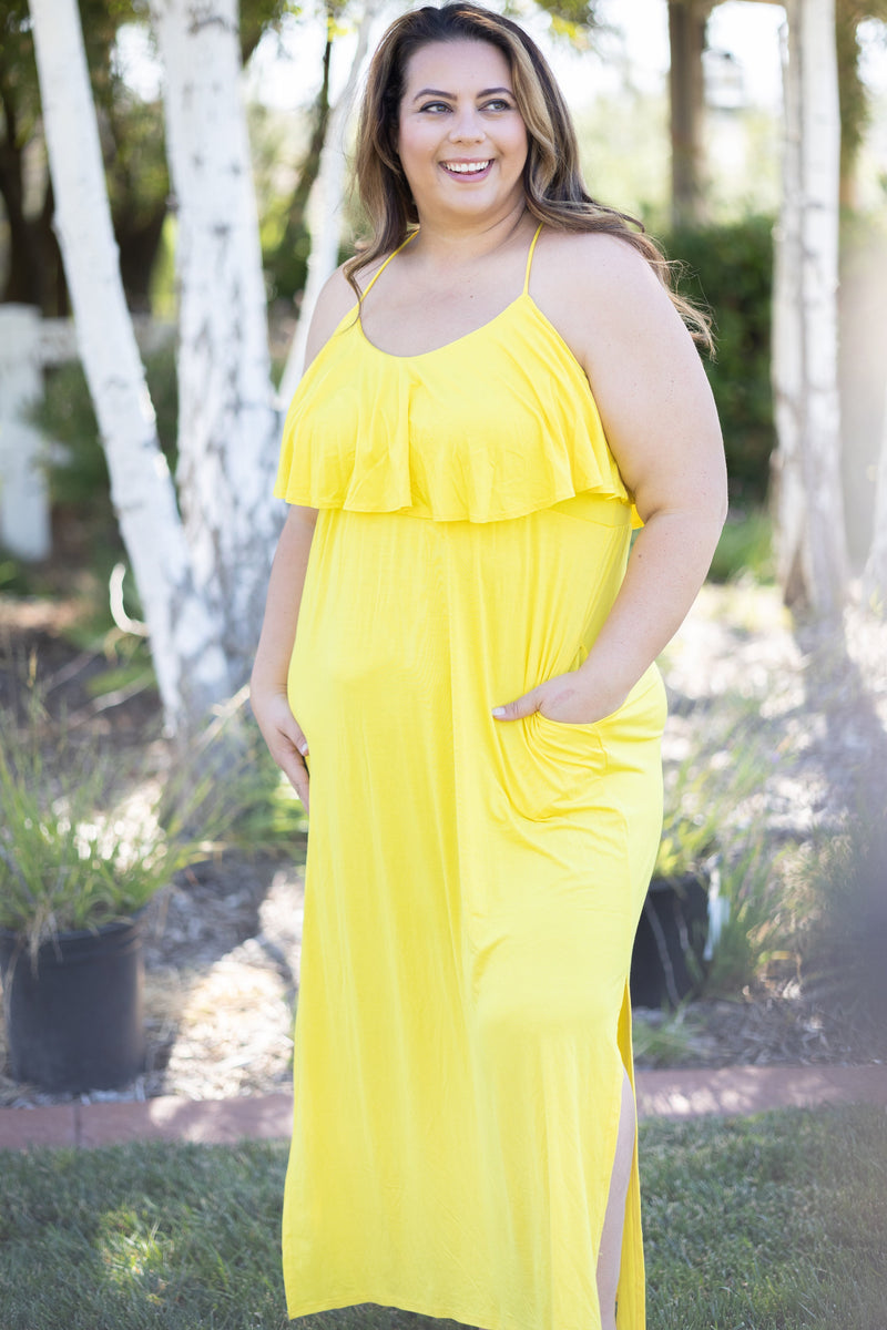 Unleash Your Beauty - Yellow Maxi