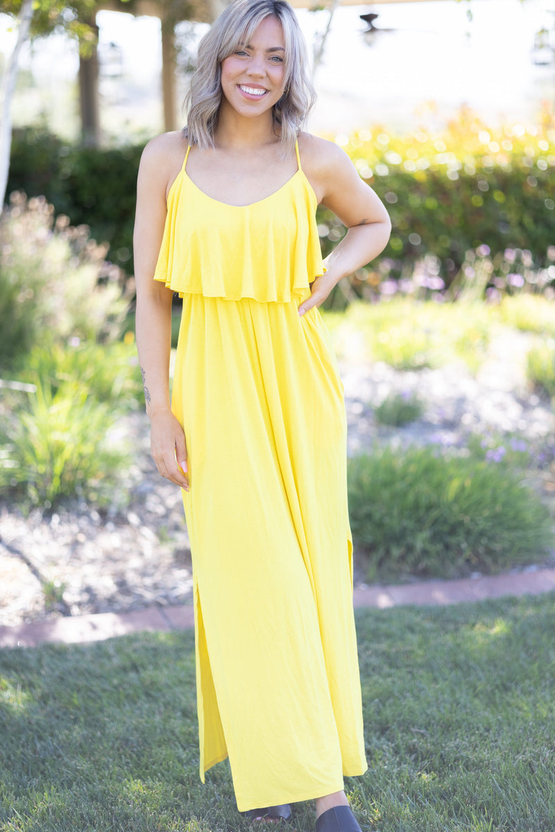 Unleash Your Beauty - Yellow Maxi