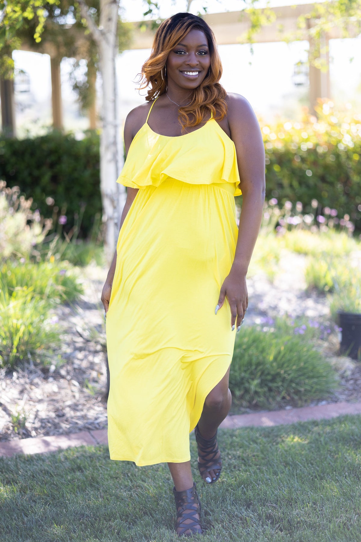 Unleash Your Beauty - Yellow Maxi