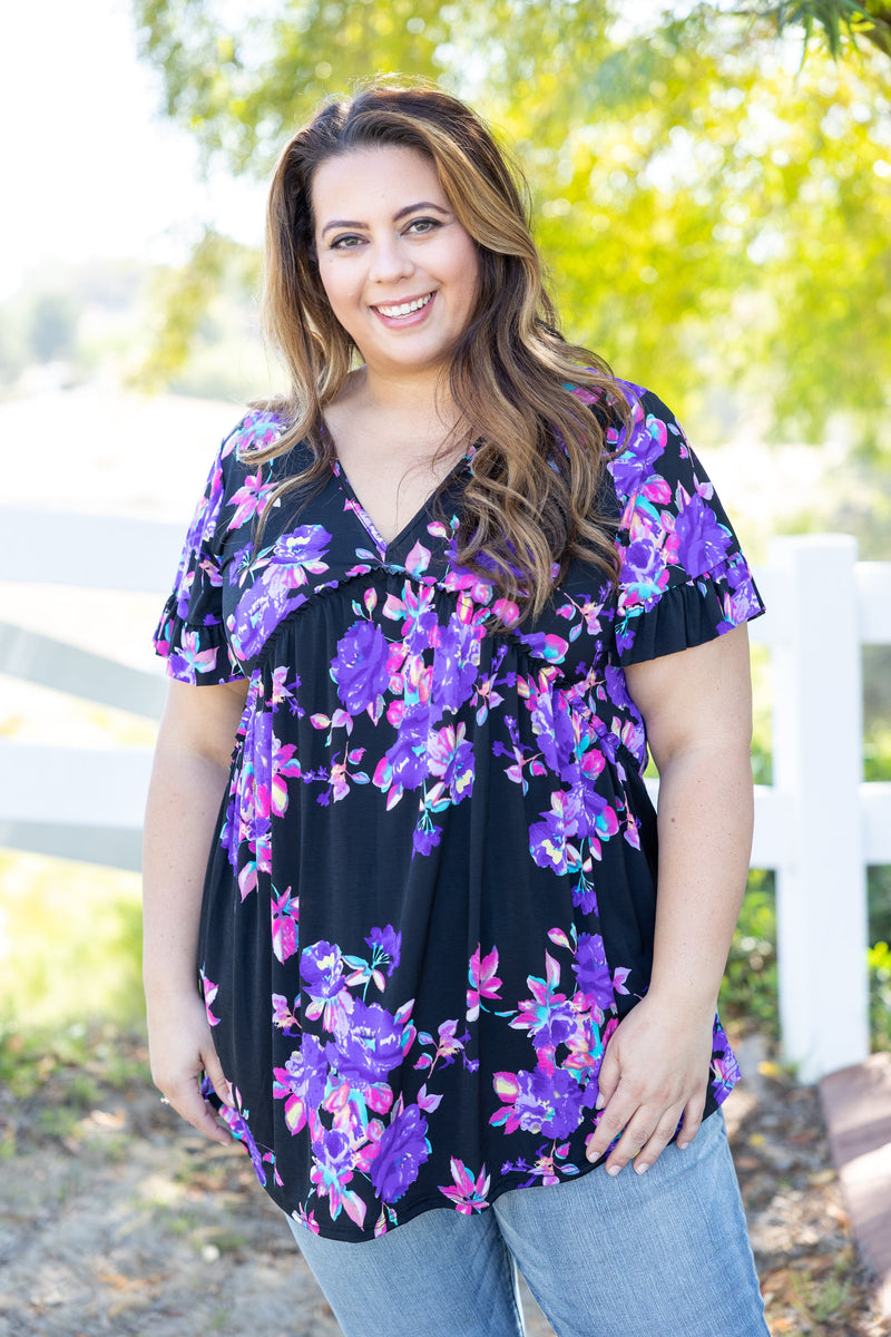 Gem Stone Ruffled Babydoll