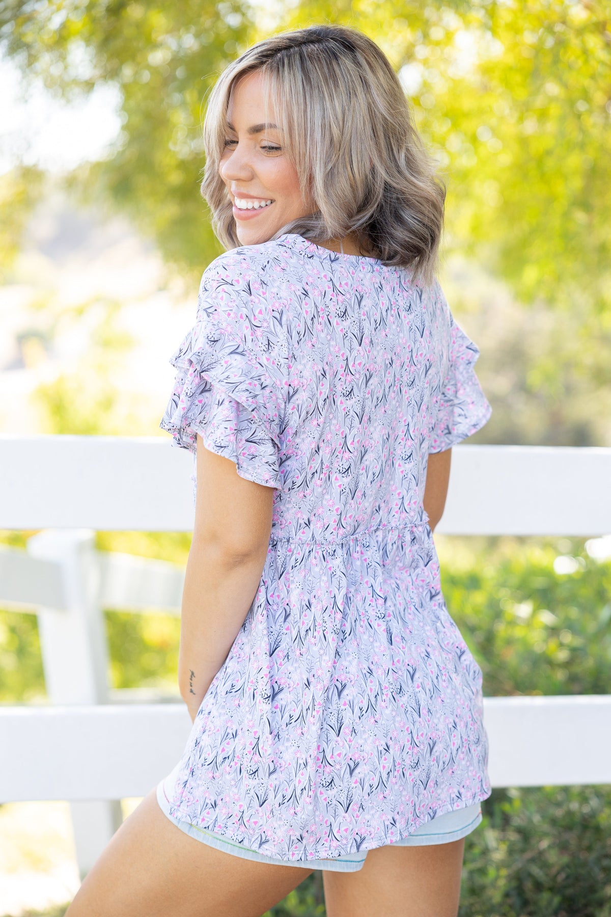 Whimsical Ruffle Sleeve