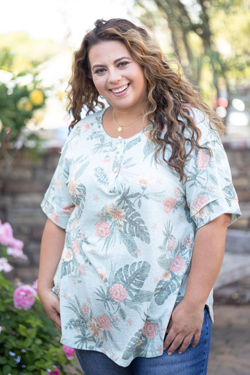 Forever in Paradise Short Sleeve Tunic