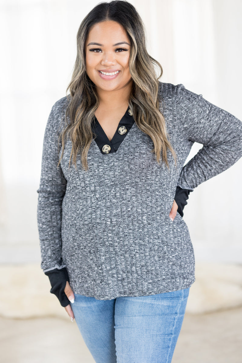 You're All That I Want - Thumbhole Top