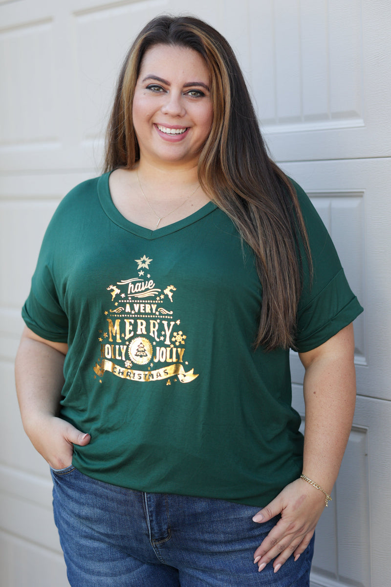 Holly Jolly Short Sleeve Tee