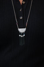 Half Moon Tassel Necklace