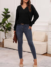 Haven Ribbed V-Neck Long Sleeve