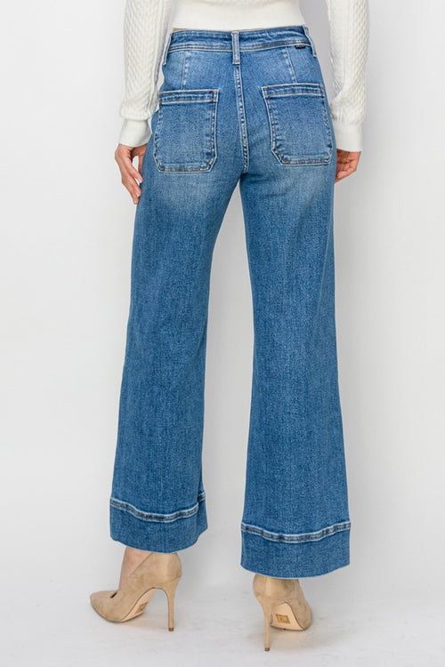 Renae High Rise Wide Leg RISEN Jeans