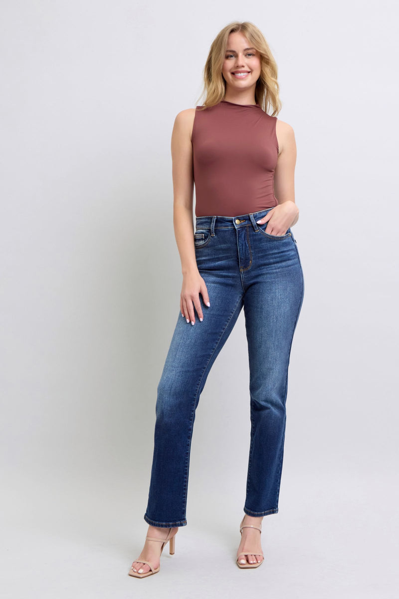 Seraphina Washed Straight Leg Judy Blue Jeans