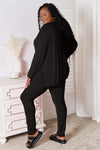 Bailey V-Neck Soft Rayon Long Sleeve Top and Pants Lounge Set