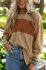 Taya Striped Long Sleeve Top