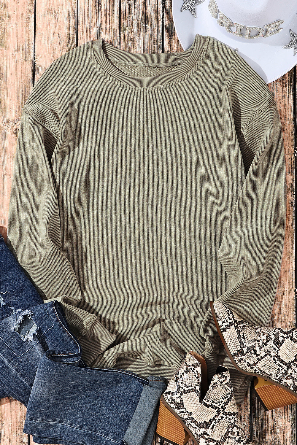 Skylar Corded Tunic Sweatshirt