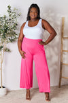 Journey Smocked Wide Waistband Wide Leg Pants