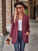 Riley Open Front Cardigan with Pockets