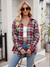 Gemma Pocketed Plaid Long Sleeve Shirt