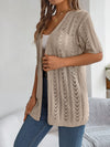 Olivia Openwork Half Sleeve Cardigan