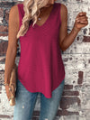 Brooklyn Eyelet V-Neck Wide Strap Tank