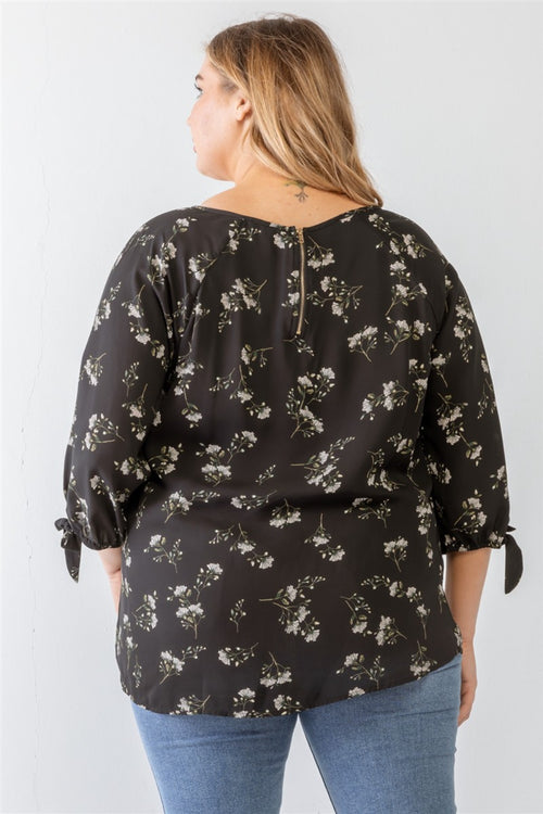 Madelyn Plus Size Floral  Blouse
