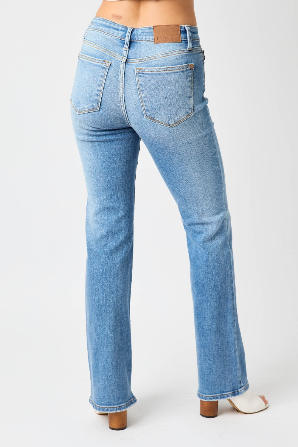 Jasmine Mid-Rise Waist Straight Judy Blue Jeans