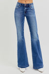 Norah Low Rise Flare Jeans with Pockets by RISEN