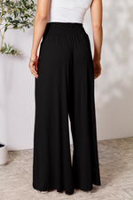 Journey Smocked Wide Waistband Wide Leg Pants