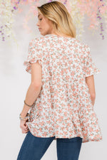 Lainey Floral Ruffled Blouse