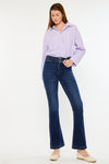 Khloe Kancan High Rise Double Waistband Flare Jeans