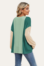 Rae Contrast Long Sleeve Top