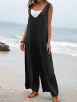 Lindsey Wide Strap Jumpsuit with Pockets