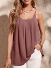 Claire Ruched Scoop Neck Cami