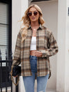 Gemma Pocketed Plaid Long Sleeve Shirt