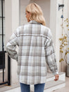 Larissa Pocketed Plaid Long Sleeve Shirt