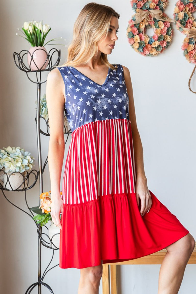 US Flag Tank Dress