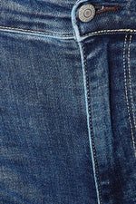 Bentley Mid Rise Hand Sand & Destroy Bootcut Judy Blue Jeans