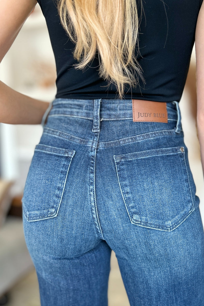 Alicia Tummy Control Straight Judy Blue Jeans