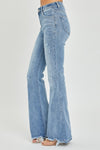 Annabelle RISEN High Rise Frayed Hem Flare Jeans