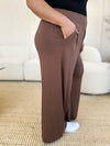 Journey Smocked Wide Waistband Wide Leg Pants