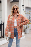 Becca Plaid Button Up Long Sleeve Shirt