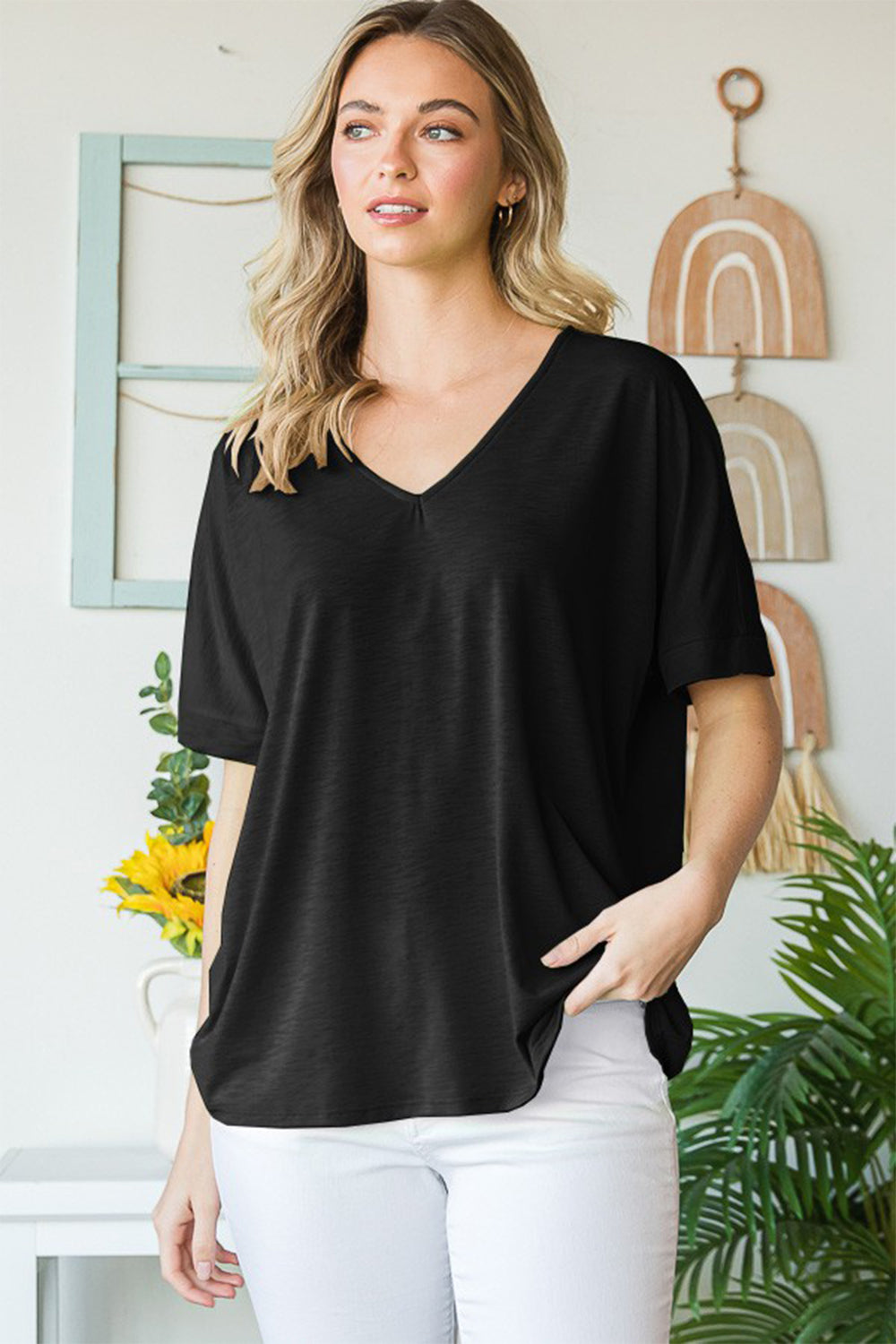 Bailey V-Neck Short Sleeve T-Shirt