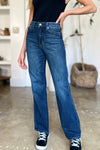 Alicia Tummy Control Straight Judy Blue Jeans