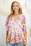 Floral Matriarch Boho Top